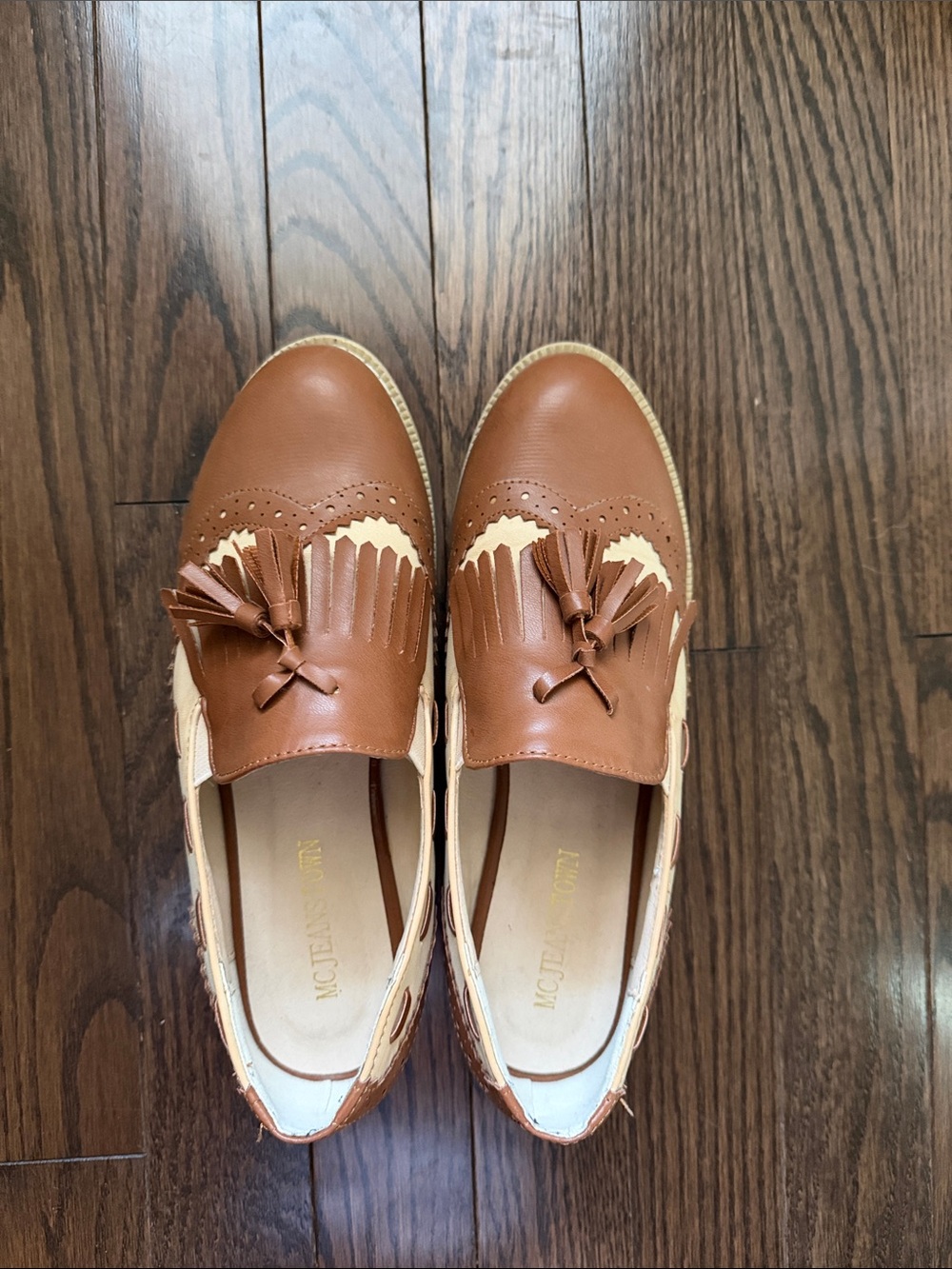 Brown Tassel Loafers Flats - Women's Casual Slip-Ons